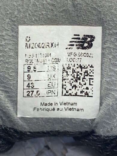 商品画像：×INBISIBLE/×N.HOOLYWOOD/GORE-TEX/M2002/27.5cm/M2002RXH// 5