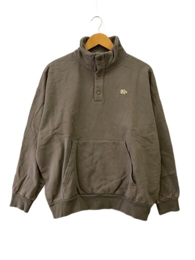 商品画像：SMALL EFG SNAP BUTTON SWEAT PULLOVER/スウェット/M/コットン/KHK 1