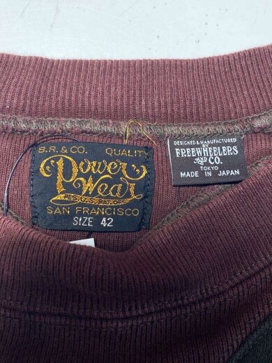 商品画像：LATE 1930s COMFORTABLE RIB KNIT TRIMMED SWEAT SHIRT/42/コットン// 3