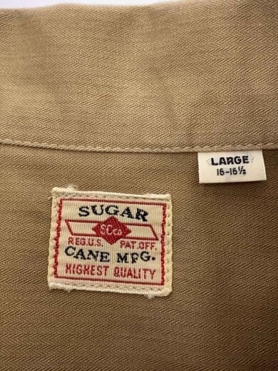 商品画像：HERRINGBOON WORK SHIRT/ヘリンボーンワークシャツ/L/コットン/CML/SC35882 3