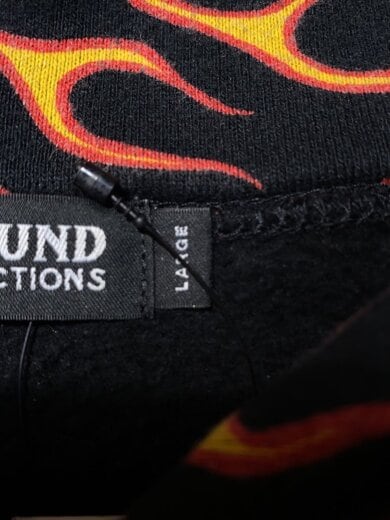 商品画像：Flames Pullover Parka/フレイム/パーカー/L/コットン/BLK// 4