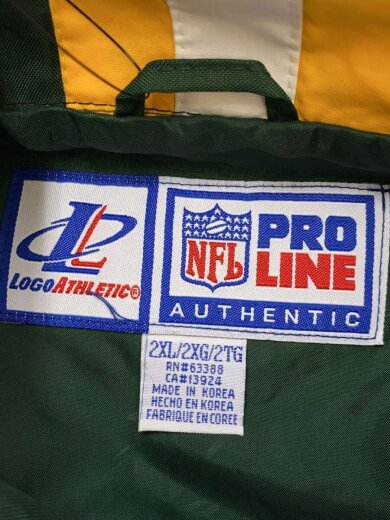 商品画像：NFL PRO LINE/Greenbay Packers/ナイロンジャケット/XXL/ナイロン/GRN 3
