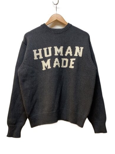 商品画像：25AW/GRAPHIC SWEATER/ニットセーター/L/コットン/GRY/HM30CS036// 1