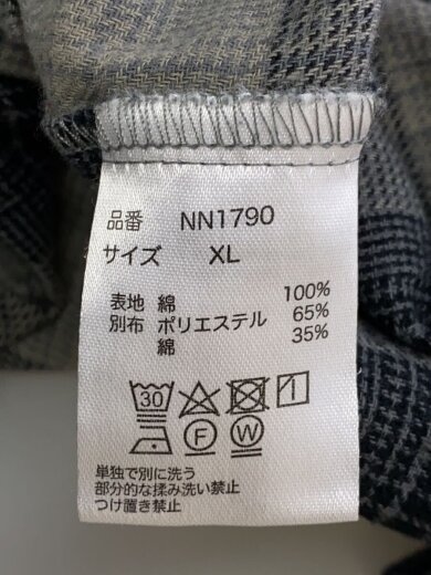 商品画像：Ombre Shirt Docking L/S Tee/長袖シャツ/XL/コットン/オンブレ/NN1790// 4