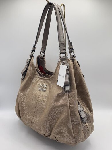 商品画像：MADISON EMBOSSED METALLIC LEATHER MAGGIE/マディソン マギー/レザー 2