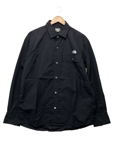 商品画像：L/S NUPTSE SHIRT_ロングスリーブヌプシシャツ/XL/ナイロン/BLK/NR11961// 1