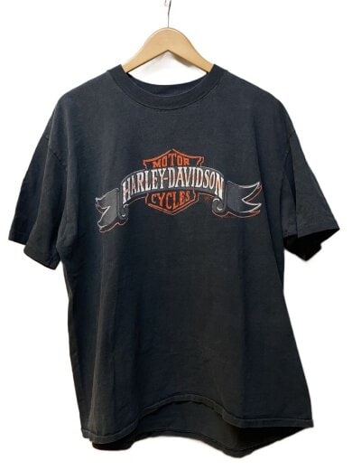 商品画像：80s/C1987/HANESボディ/MADE IN USA/エンブレムロゴ/背面エンジン/Tee/XXL 1