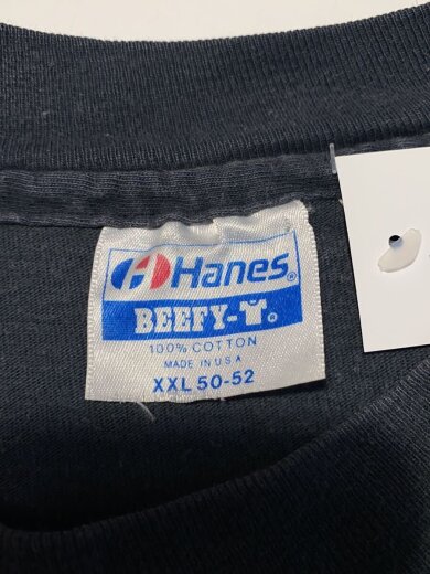 商品画像：80s/C1987/HANESボディ/MADE IN USA/エンブレムロゴ/背面エンジン/Tee/XXL 3