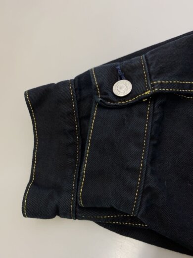 商品画像：JS別注/TYPE1 TRUCKER Black Dyed/デニムトラッカー ブラックカスタム/XXL/コットン 6