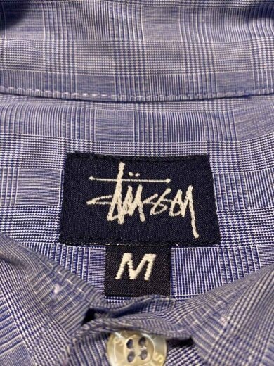 商品画像：90s/OLD STUSSY/MADE IM USA/紺タグ/SS LINK SHIRT/半袖シャツ/M// 3