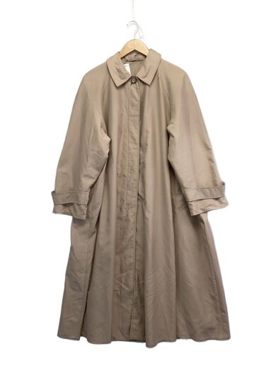 商品画像：1818/Balmacaan Coat/ピーチスキンステンカラーコート/S/ポリエステル/BEG// 1