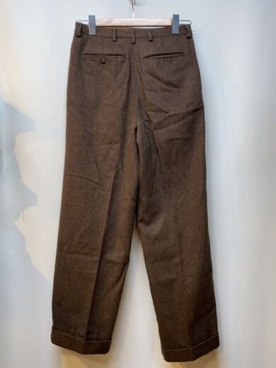 商品画像：80-90s/TALON/MADE IN USA/スラックスパンツ/32/ウール/BRW 2