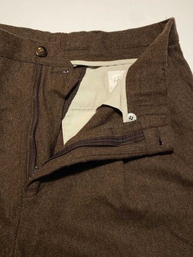 商品画像：80-90s/TALON/MADE IN USA/スラックスパンツ/32/ウール/BRW 3