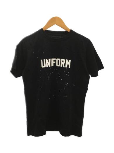 画像：uniform experimentDRIPPING TEE/Tシャツ/UE-150023/2/コットン/ブラック1