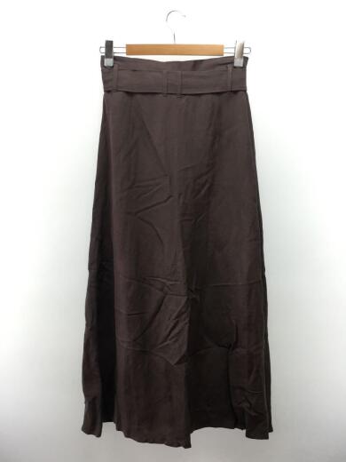 画像：Rive Droiteリブドロア/ロングスカート/38/ポリエステル/ブラウン/RDZ1001501A00042