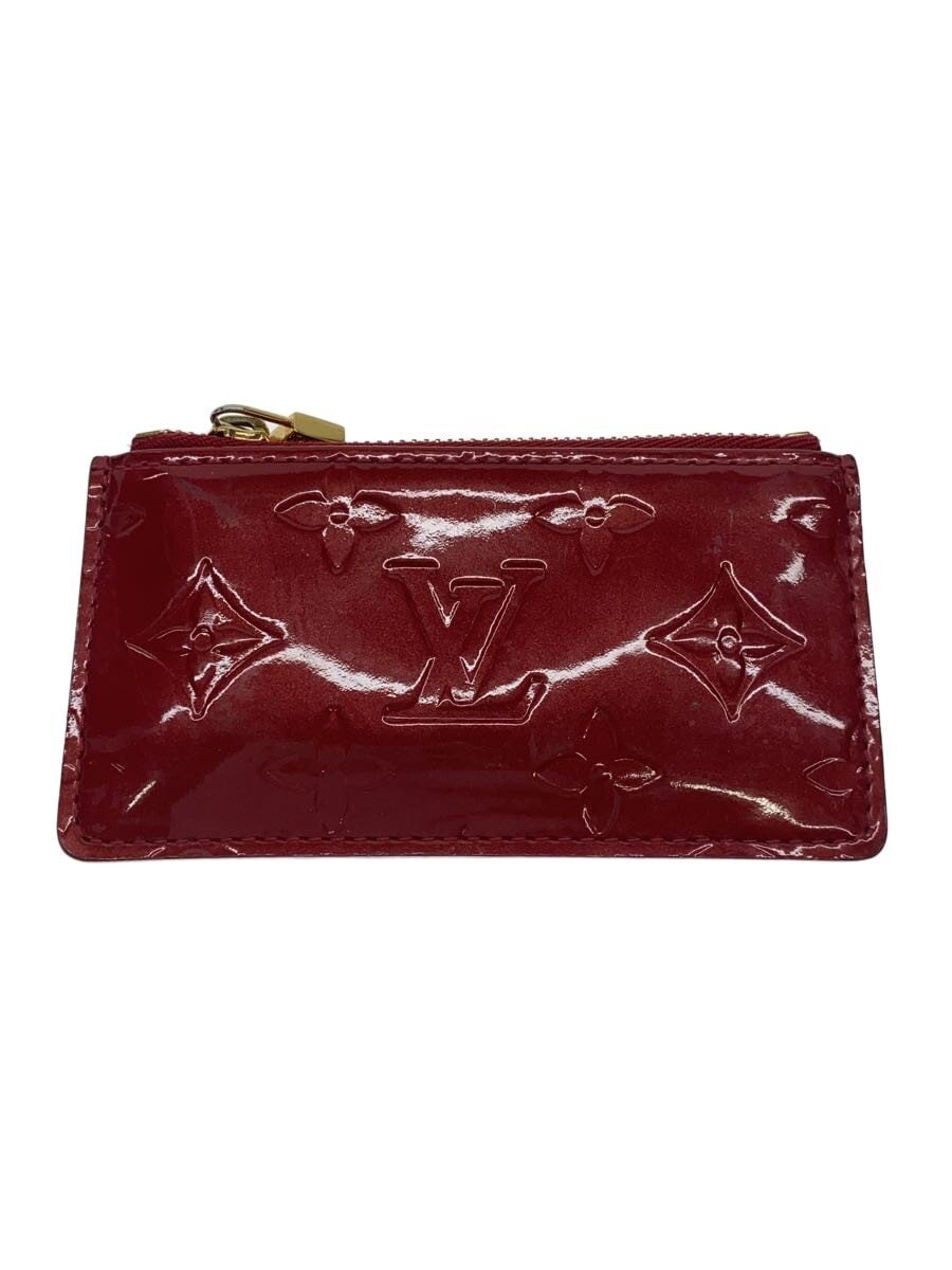 LOUIS VUITTON / ポシェット・クレ_モノグラム・ヴェルニ/エナメル/RED/総柄/レディース