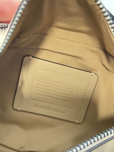 商品画像：ウエストバッグ/レザー/BEG/総柄/C4138 5