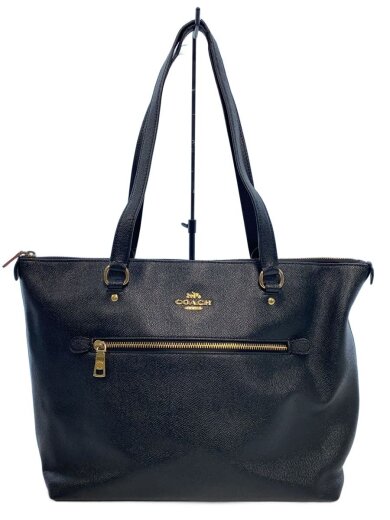 商品画像：トートバッグ_ブラック/レザー/BLK 1