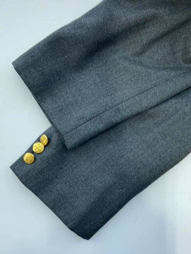 商品画像：80s/テーラードジャケット/AB7/ウール/GRY/金ボタン 5