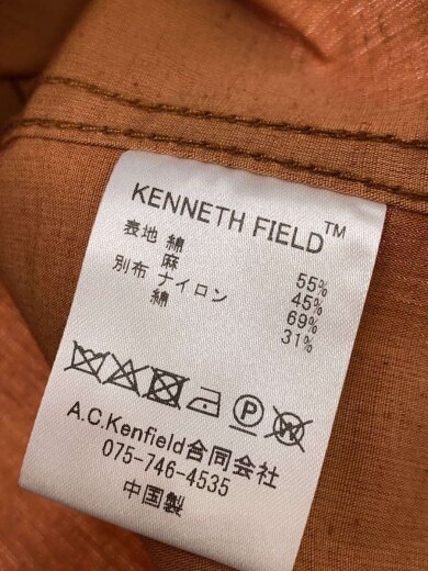 商品画像：コットンリネンジャケット/S/リネン/BRW/無地 3