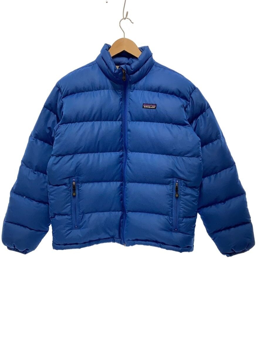 patagonia / ダウンジャケット/M/ポリエステル/BLU/84600FA/穴有