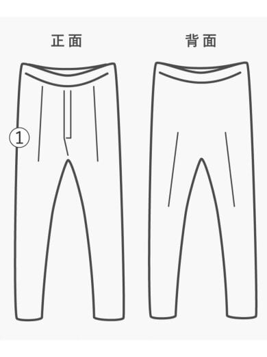 商品画像：ボトム/30/デニム/BLK/無地 7