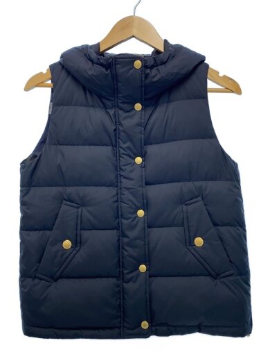 画像：BLUE LABEL CRESTBRIDGEダウンベスト/38/ポリエステル/NVY/無地/55C10-293-291