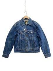 80-90s/日本製/Gジャン/L/デニム/IDG/襟色褪せ有