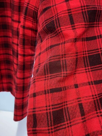 商品画像：70s-/CPOジャケット/L/ポリエステル/RED/チェック 6