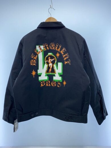 商品画像：ワークジャケット/--/ポリエステル/BLK/内側汚れ有 2