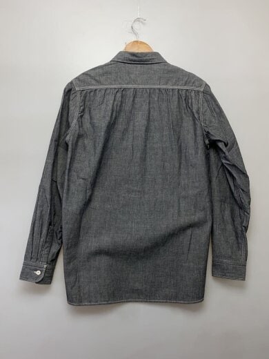 商品画像：長袖シャツ/34/コットン/BLK/201BK-225 2