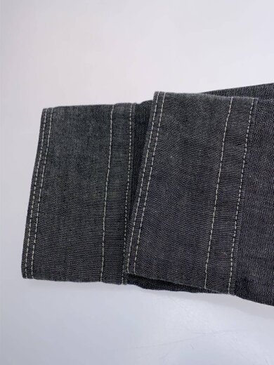 商品画像：長袖シャツ/34/コットン/BLK/201BK-225 5