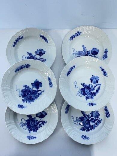 商品画像：ブルーフラワーカーブ/プレート/6点セット/BLU 4