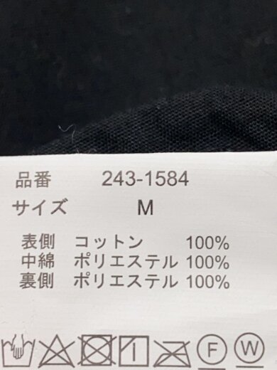 商品画像：ジャケット/M/コットン/BLK/243-1584// 4
