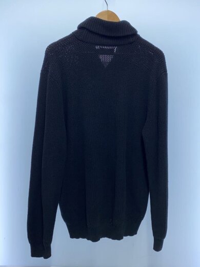 商品画像：ニット・セーター(厚手)/L/コットン/BLK/毛羽立ち有 2