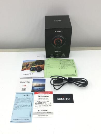 画像：SUUNTOSUUNTO9/OW183/箱、取説有/スマートウォッチ/デジタル/ラバー/BLK/BLK6