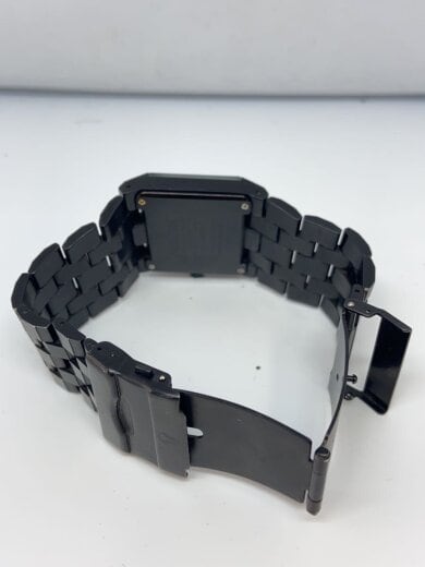 商品画像：クォーツ腕時計/アナログ/ステンレス/BLK/BLK 4