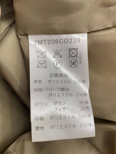 商品画像：ダウンジャケット/2/ポリエステル/BEG/ZMT206CO239 4