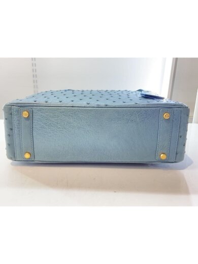 商品画像：JRA/crystal reptiles/ハンドバッグ/レザー/BLU 4