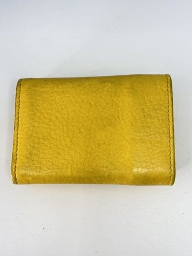 商品画像：3つ折り財布/レザー/YLW/レディース/391446 2