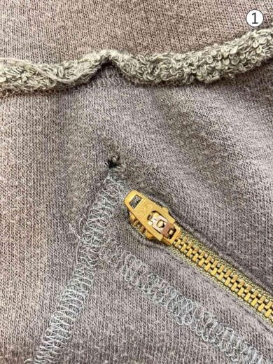 商品画像：サルエルパンツ/36/コットン/BRW/KS1131/穴、毛羽立ちあり 7