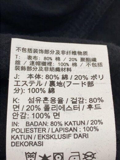 商品画像：パーカー/L/コットン/BLK/FN5327-010// 4
