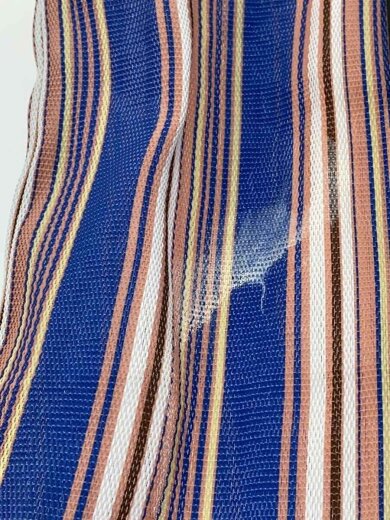 商品画像：トートバッグ/--/BLU/ストライプ/ほつれ有/汚れ有 8