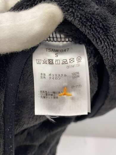 商品画像：フリースジャケット/S/ポリエステル/BLK/TSAMF047 5