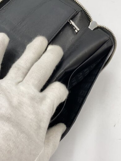 商品画像：長財布/レザー/BLK/メンズ 6
