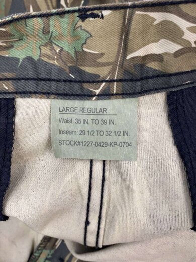 商品画像：Smokey Branch Camo/民間品/カーゴパンツ/L/コットン/GRN/カモフラ 4