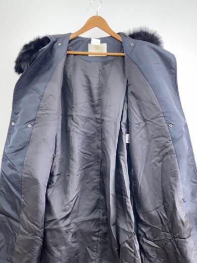 商品画像：ミリタリーロングコート/38/ナイロン/NVY/28369202-0 4