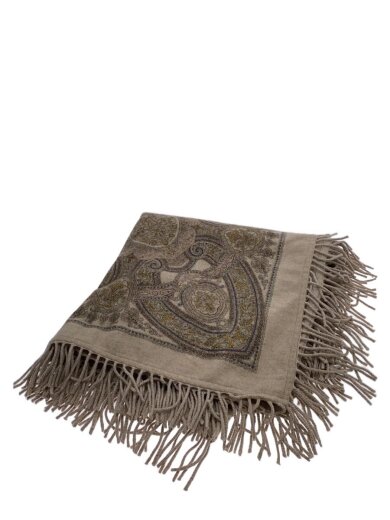 商品画像：マフラー/カシミア/BEG/総柄/レディース 1