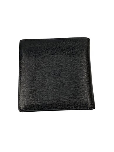 商品画像：2つ折り財布/レザー/BLK 1