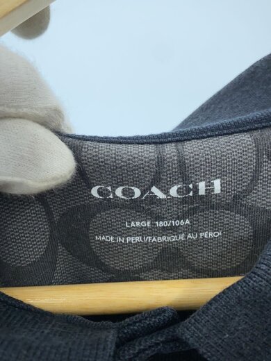 商品画像：ポロシャツ/M/コットン/BLK/無地// 3